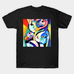 The Owl and The Pussycat Abstract T-Shirt